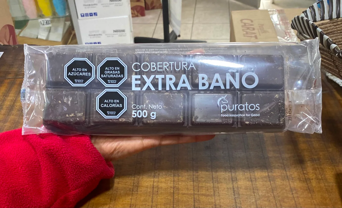 Cobertura Extra Baño Puratos 500 grs.