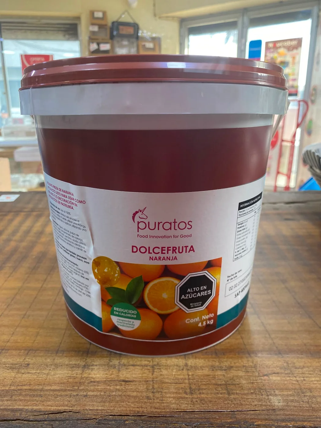 Dolce Fruta Relleno Frutal 4,5 kg
