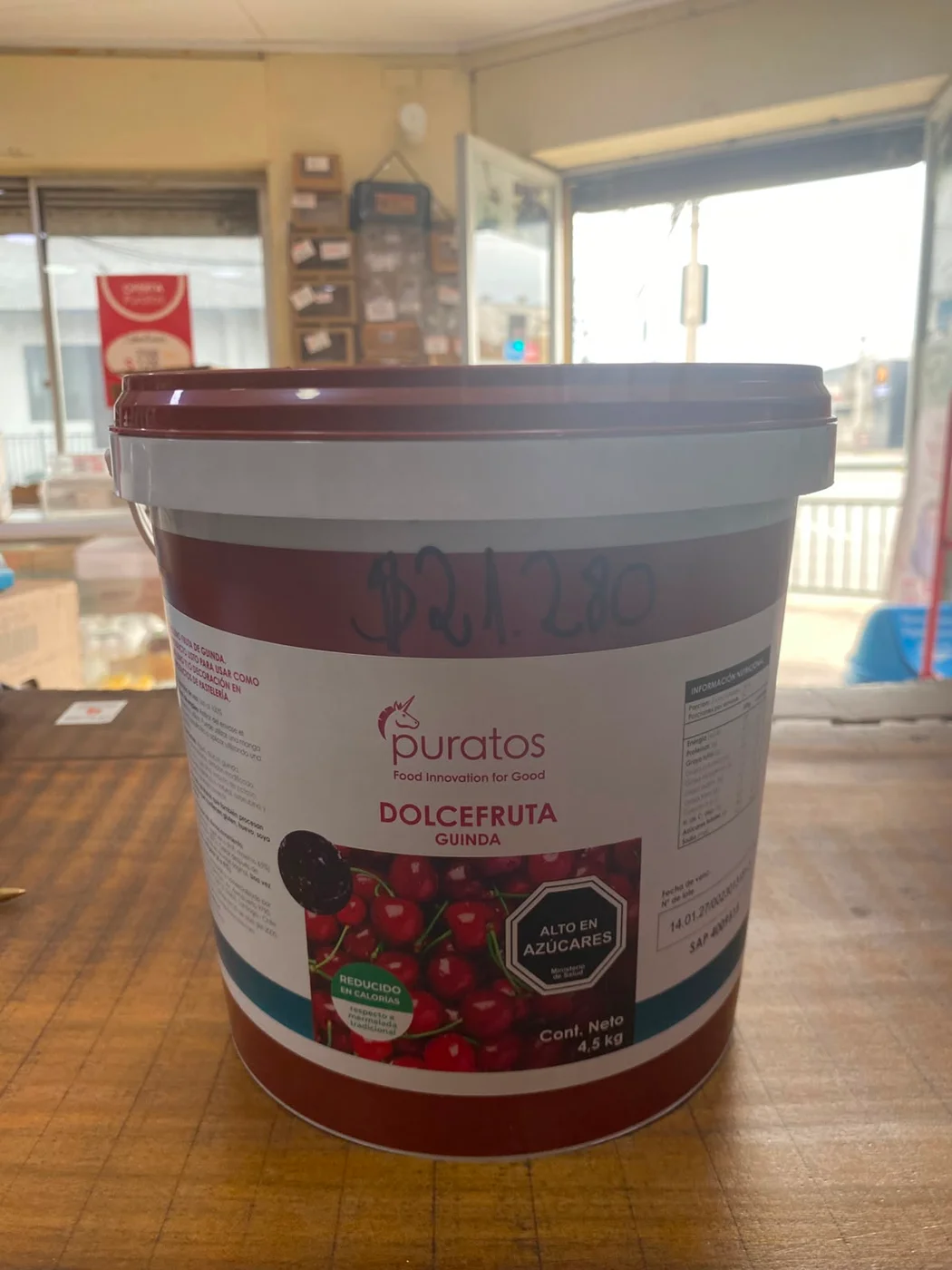 Dolce Fruta Relleno Frutal 4,5 kg