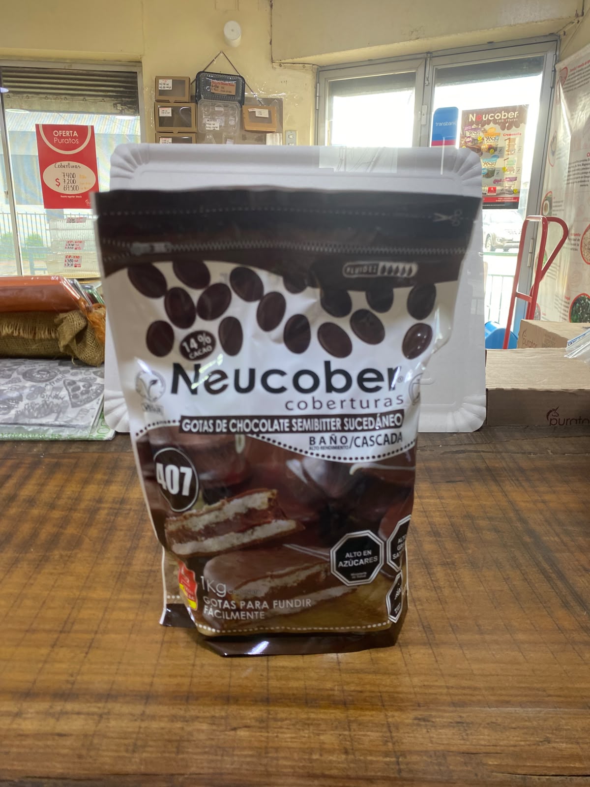 Cobertura Chocolate Alfajor  407 Neucober Kg.