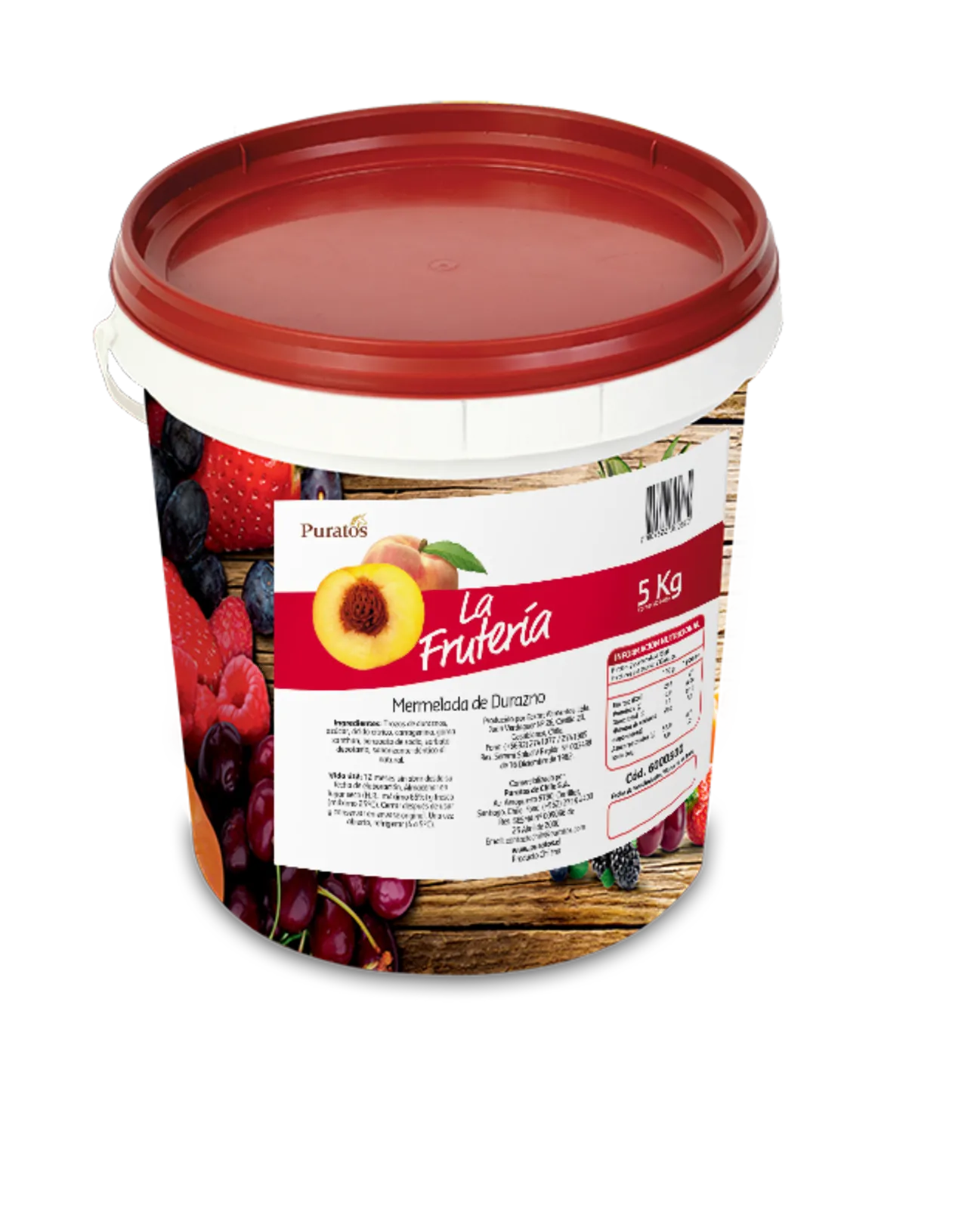 Mermelada La Frutería Balde 5 kg